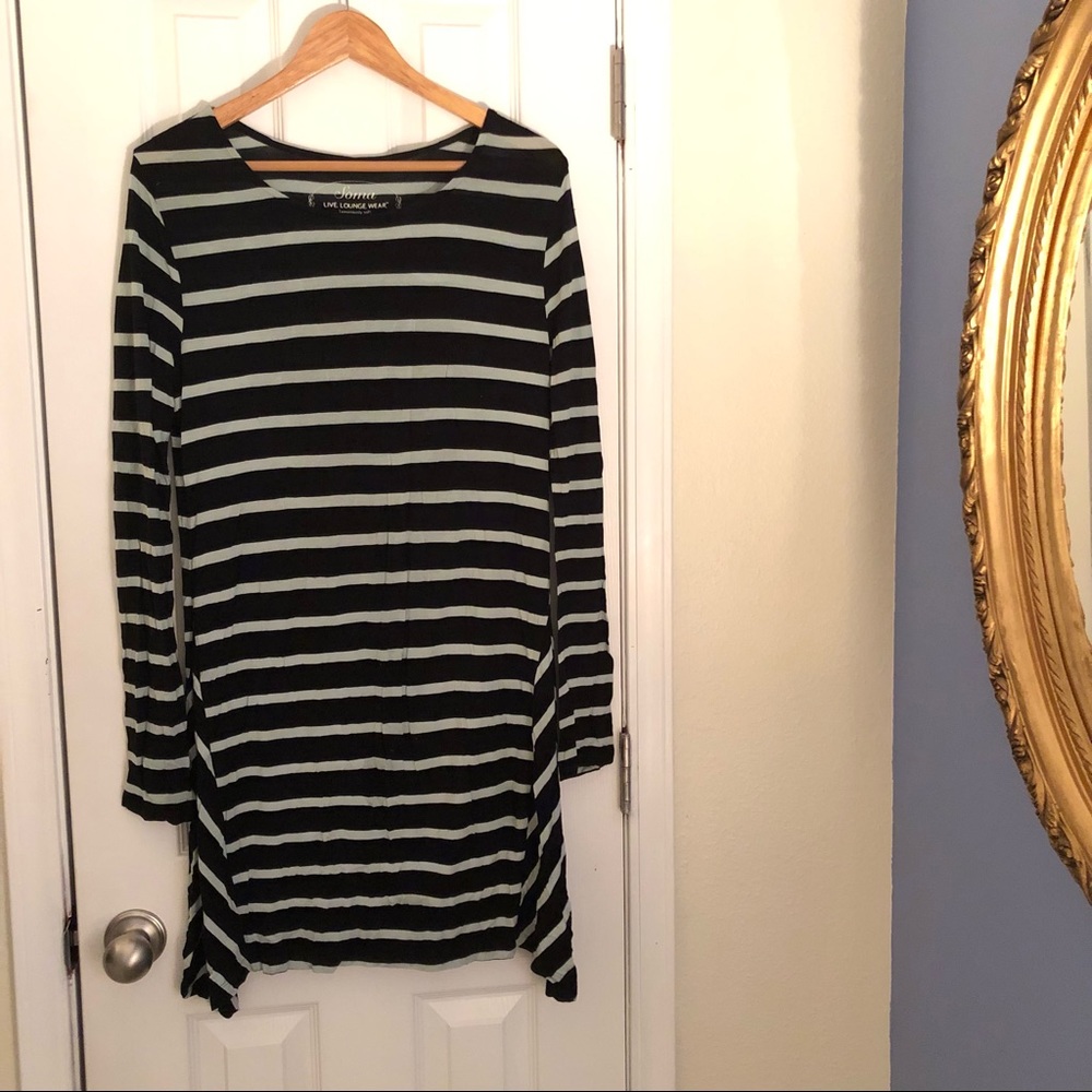 Super soft Soma striped lounge tunic